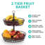 Rosalind Wheeler Eldie Metal Fruit Basket