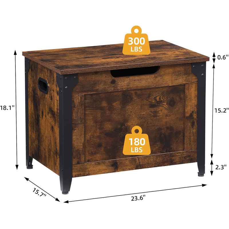Claraville Engineered Wood Accent Trunk