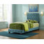 Lit simple en velours vert Modena-83537957-83537953
