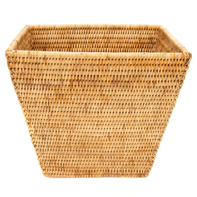 Kana Wicker Open Waste Basket
