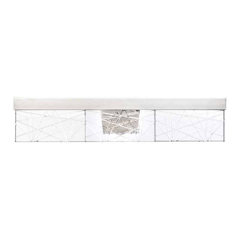 Lucus 1 - Light LED Vanity Light, Polished Nickel
