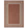 Nicole Miller New York Patio Country Layla Modern Border Indoor/Outdoor Area Rug, Terracotta/Ivory