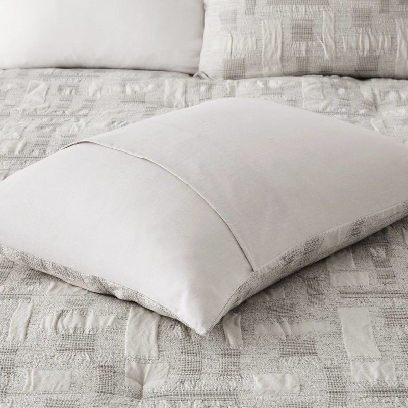 3 pièces édredon en coton - Double / Grand rembourrage 100% froissé pour lit absorbant l'excès