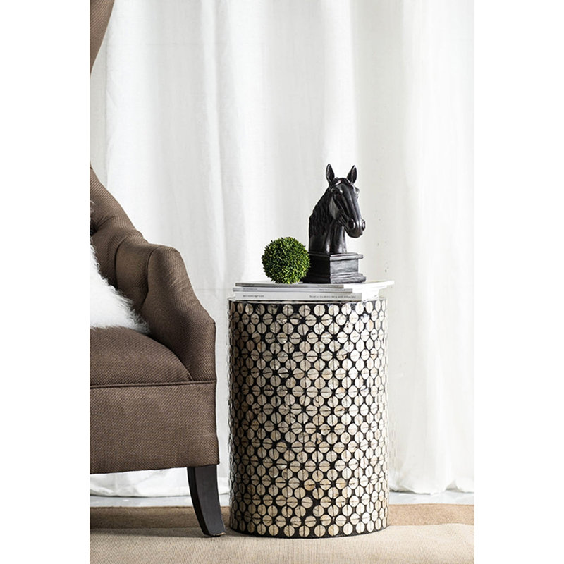 Tabouret de jardin 14 po x 14 po x 20 po Modern