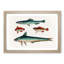 Two Brown and Green Fish - Picture Frame Painting Print-55777510-55777509