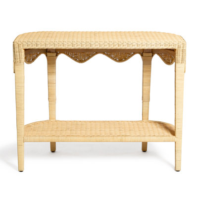 Console en rotin naturel Sally