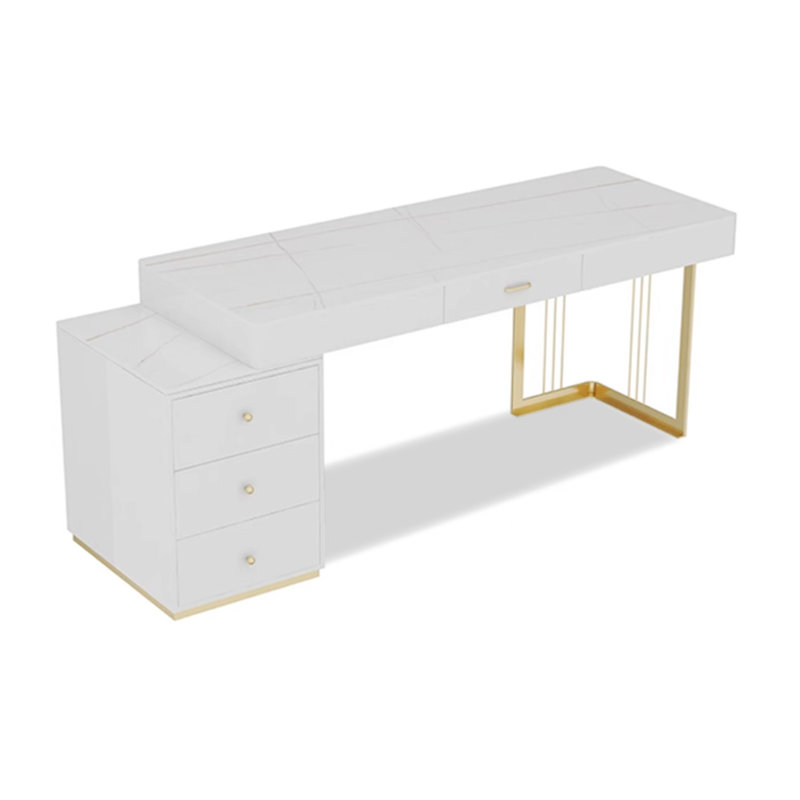 Bureau d'écriture Scandinavian Rock, H 29,53 po x l 70,87 po x P 23,62 po