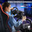 Anman G29 Racing Sim Cockpit Stand and Seat Fit Logitech G920 G923 Thrustmaster, Not Include Steering wheel & Wheels & Pedals and Shifter Handbrake