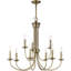 Lustre style chandelier 9 lumières Arunvir-391015183