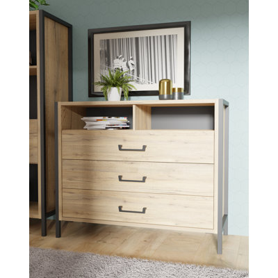 Ailbert 3 - Drawer Rectangle Accent Chest