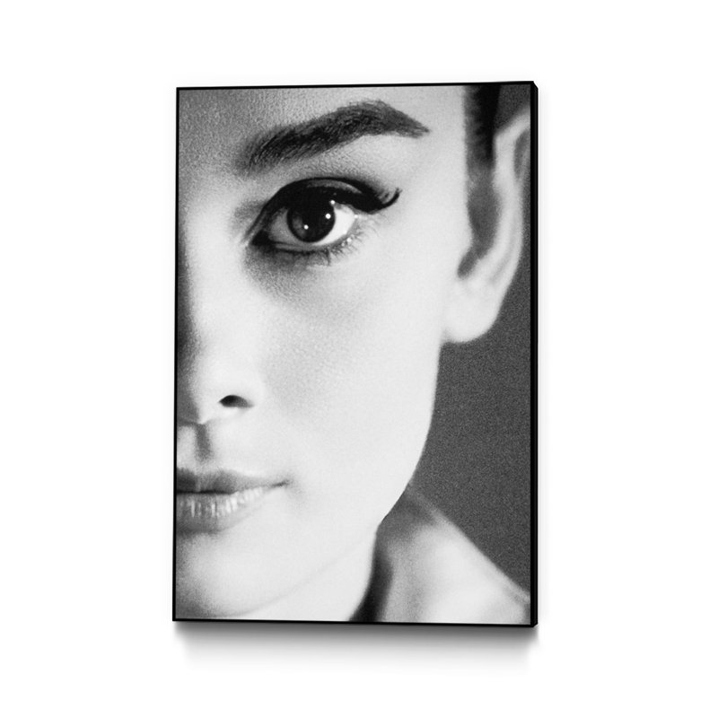 Audrey Hepburn' Framed Canvas