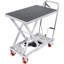 Chariot de table à levage hydraulique, capacité de levage de 28,5 po, capacité de 500 lb, table à ciseaux simple manuelle avec 4 roues et coussin antidérapant-110221665