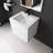 24" Wall-Mounted Bathroom Vanity With Sink-366579725
