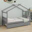 Lit en bois avec couchette-536255764