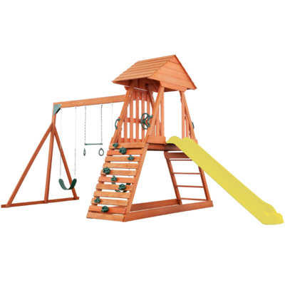 Chalet Complete Wooden Swing Set