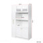 Armoire de rangement pour garde-manger à 4 portes avec étagère de rangement multi-fonctionnelle à plusieurs niveaux-69397003