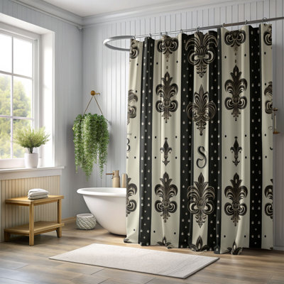 Rideau de douche Damask Grandeur - Premium