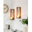 Appliques murales en bois de style campagnard - ensemble de 2