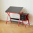 drafting table sliver with stool-108869945