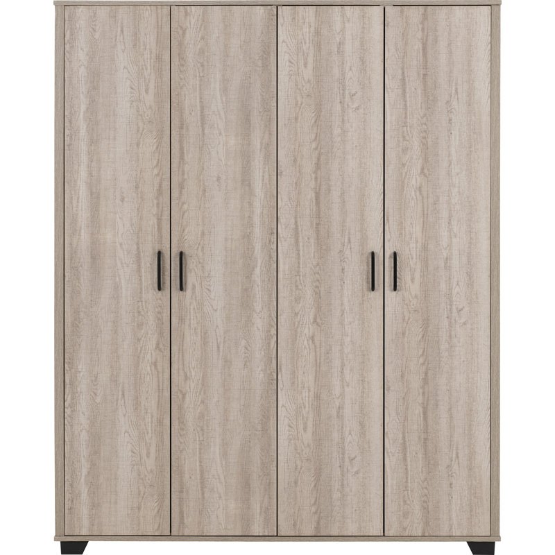 Naisha 4 Door Manufactured Wood Wardrobe
