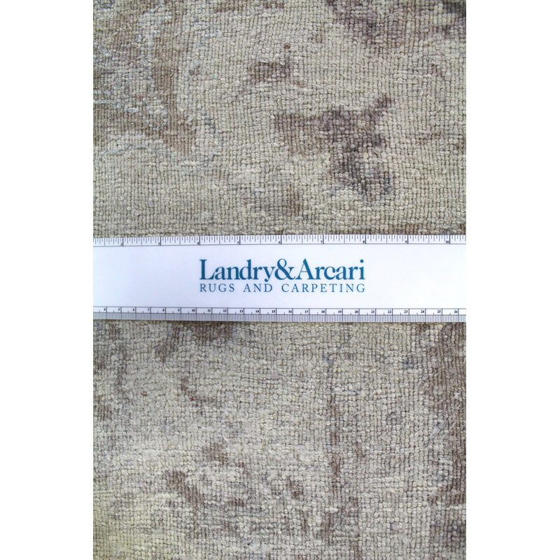 Tapis unique en soie / coton tissé à la main nouvel âge 8 pi 10 po x 11 pi 11 po Agra