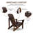 Grandview Solid Wood Adirondack Chair-272409378