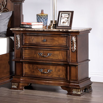 Tarver 32'' W Solid Wood Nightstand