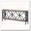 Industrial Console Table with Open Storage Shelves Farmhouse Style-1998779659