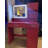 Vanity Desk With Mirror And LED Light Strip,Dressing Table With Large Drawer, 3 Level Storage Dresser & 3 Lighting