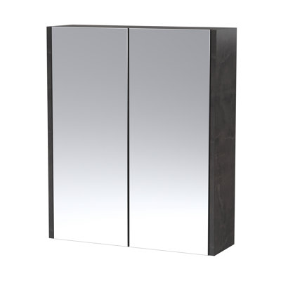 Juno 600mm W 715mm H Surface Framed Medicine Cabinet Mirror 1 Fixed