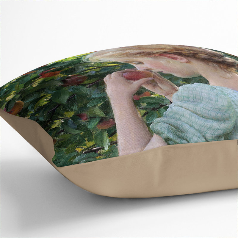 Scent of the Apple Scatter Cushion, 40cm H x 40cm W x 15cm D, Stone