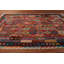 Tapis oriental géométrique en laine Kilim 8 x 11