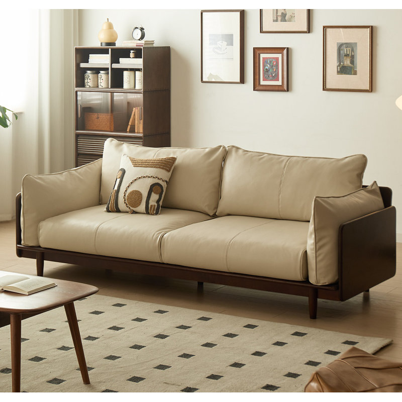 Canapé droit pour petit appartement, Blanc
