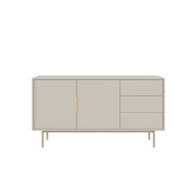 Tarcis 154cm Sideboard, Cashmere/Gold