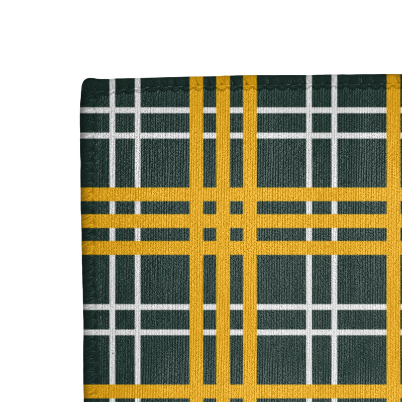 Plaid Indoor Rug, Rectangle 4' x 6'