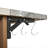 54.33" Farmhouse Rolling Outdoor Kitchen Cart, Solid Wood Frame with Stainless Steel Top, Spice Rack, Towel Rack, Lockable Wheels & Multi-Functional Storage for Patio, Backyard BBQ & Kitchen-194947466
