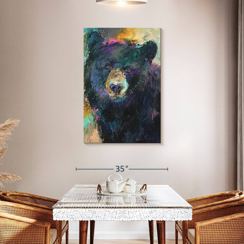 Brampt A Black Bear, 45" H x 30" W