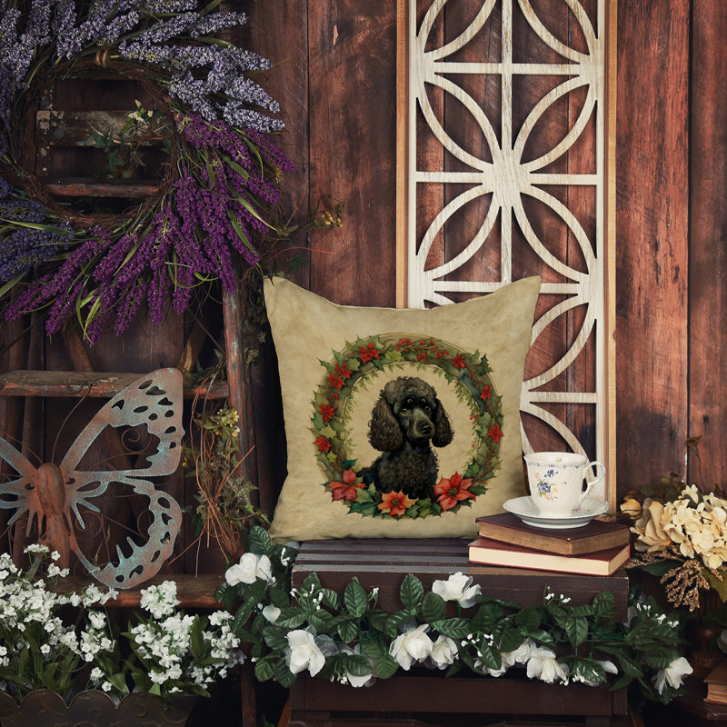 Coussin Christmas, 14 po x 14 po, Carré