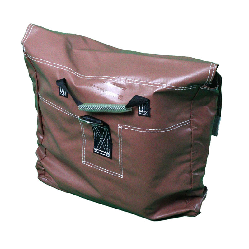 Sacs de sable et poids d'ancrage pour châteaux gonflables Moose Supply, couleur brun, en vinyle résistant, capacité de 22,7 kg chacun, paquet de 4