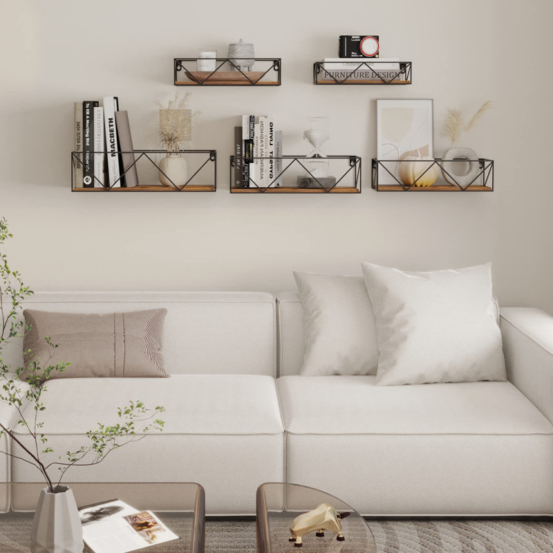 Biram Floating Shelf, Brown
