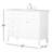 Ain 42'' Single Bathroom Vanity with Marble Top-572977247