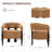 Barrel Upholstered Armchair-428562014