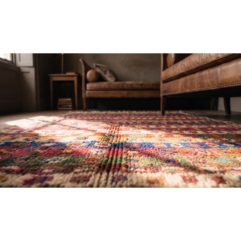 Antique Yastik Small Scatter Size Wool Multicolor Rug