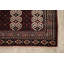 Tapis café en laine noué à la main de conception unique 2 pi 7 po x 3 pi 10 po Annys