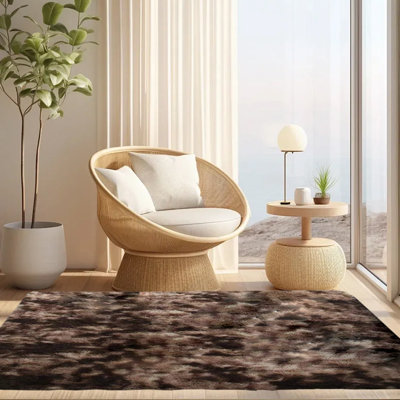 Tapis décoratif à poils longs pour la chambre à coucher pour enfants 5X8 pieds Home Decorate