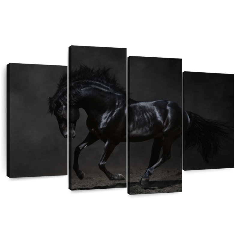 Dark Horse, 48" H x 75" W