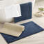1 tapis de salle de bain réversible 100% coton touffeté 3000 g / m² 20 x 30 po blanc-604482801