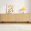 Meuble télé moderne en bois pour salon, chambre à coucher, meuble télé avec 2 armoires
