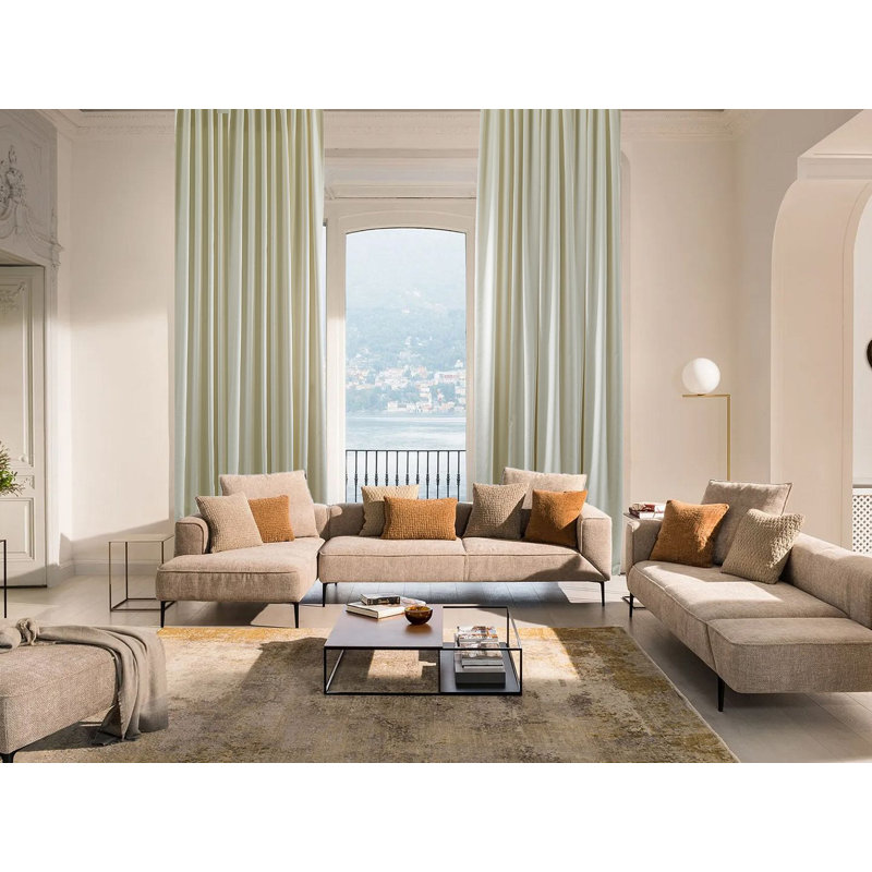 Blackout Thermal with Liner Extra Long & Extra Wide Decorative Curtain Single Panel, 140cm Width x 145cm Drop, Cream