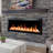 HD LED Smart Electric Fireplace with Crystal Stone-501873195